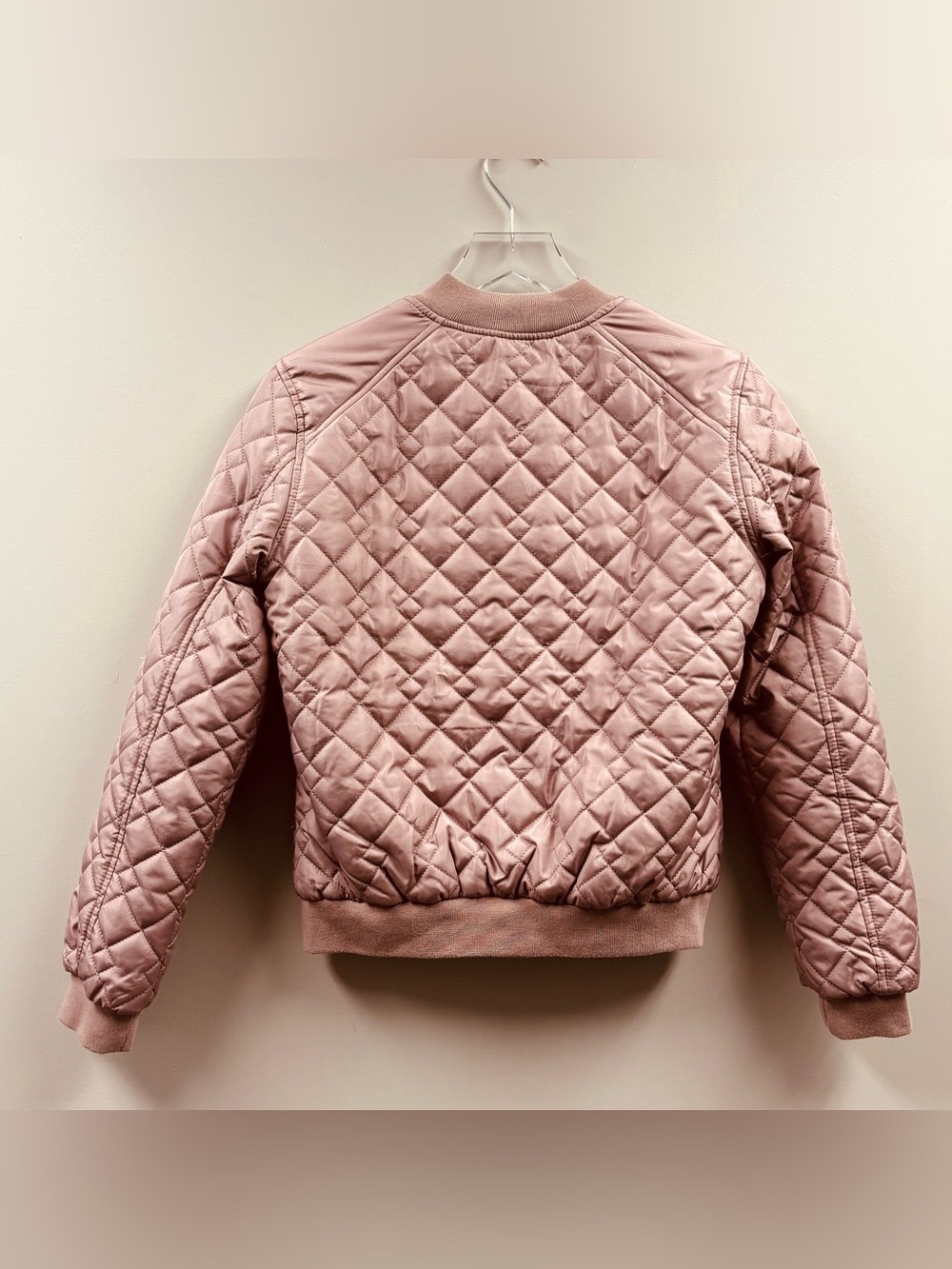 Ashley by 26 International Pink Jacket – Quilted Bomber Style, Women’s M - Picture 6 of 7